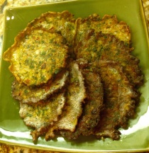 Parsley Omelet Fritters - Ejjeh